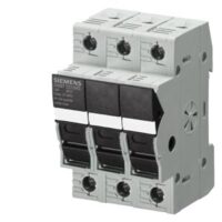 Siemens Dig Industr. Zylinder-Sicherungssockel 3-polig,10,3x38,70mm 3NW7533-0HG