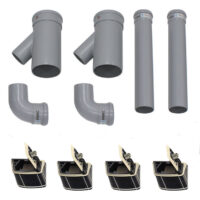Erweiterungsset 4er-Kaskade DN 130 PP für ecoTEC plus/5-5 und COMPACT/4-5