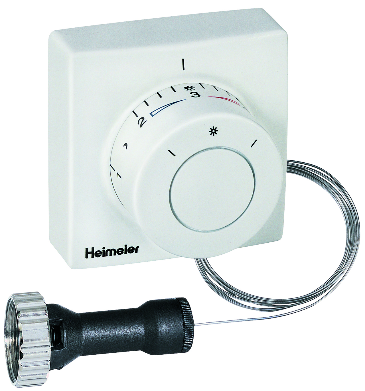 Thermostat-Kopf F mit Ferneinsteller und 2 m Kapillarrohr