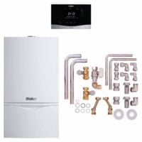 VAILLANT Paket 6.202/4 atmoTEC plus VCW244/4-5 A E, sensoHOME 380f/2 Zubehör