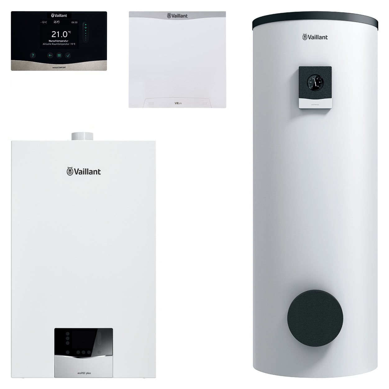 VAILLANT Paket 1.730/3 ecoTEC plus VC 15CS/1-5, VRC 720/3, VIH S 400,VR 71