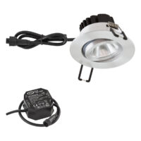 EVN Lichttechnik P-LED Einbauleuchte 230V 3000K alu/poliert PC650N91402