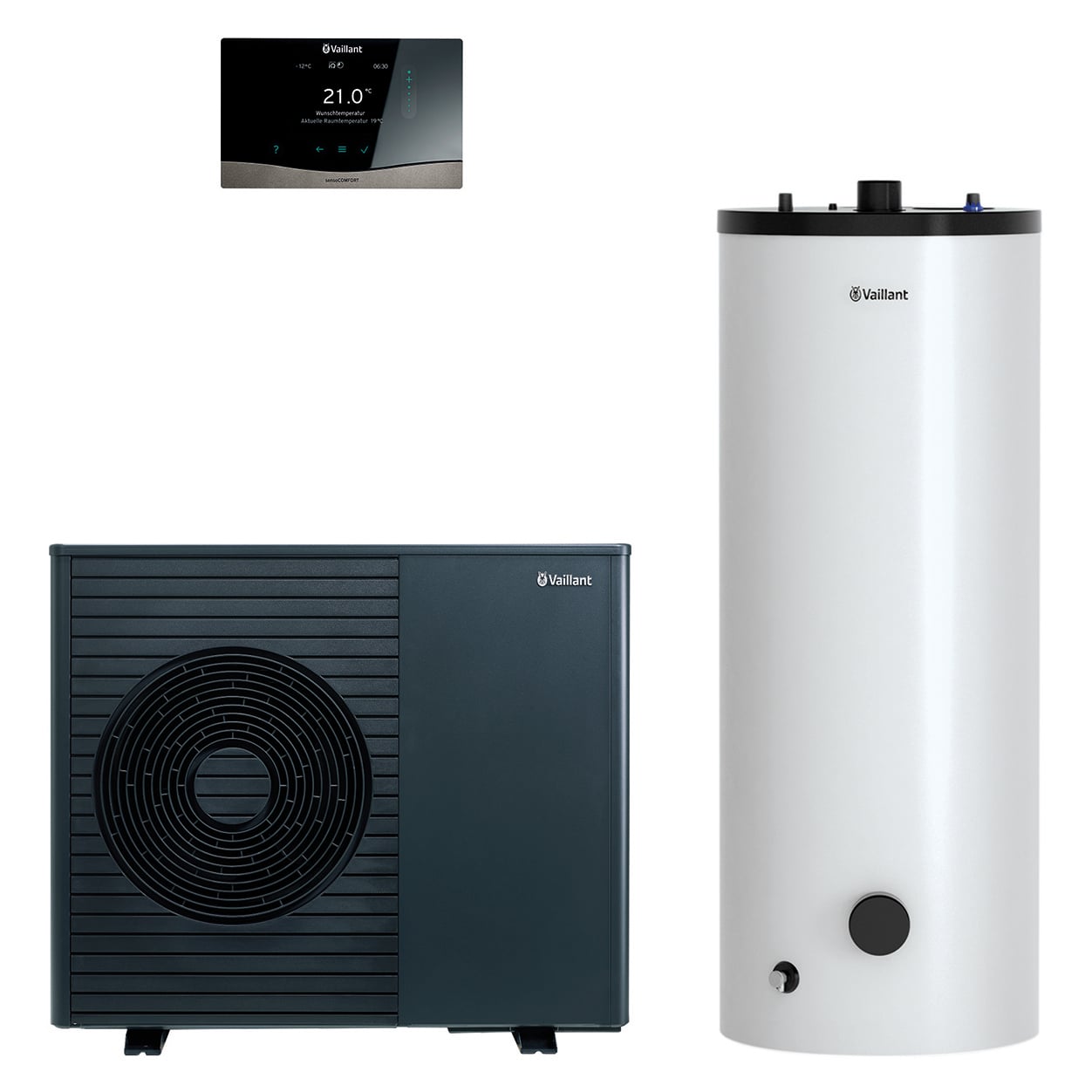 VAILLANT Paket 4.1308 aroTHERM pro /7.1 VWL 115/7.1 A 400V mit VIH RW 250/2 B
