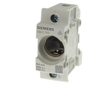 Siemens Siemens Dig Industr. Neozed-EB-Sicherungssockel D01/16A 1-polig 5SG1302