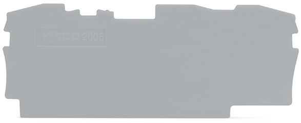 WAGO GmbH &amp; Co. KG Abschluss-u Zwischenplatte 1mm dick 2006-1391