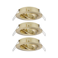 PAULMANN LED-Einbaustrahler 3x10W 3LEDs Choose 924.89 ms GU10 ms gbürst Aluminium