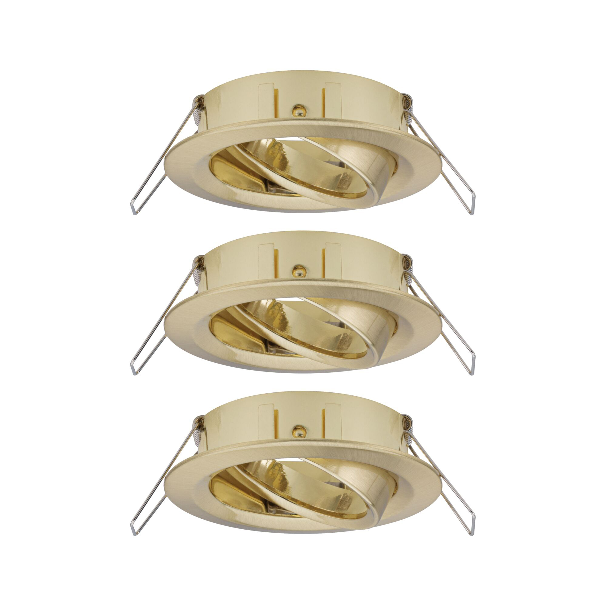 Paulmann PAULMANN LED-Einbaustrahler 3x10W 3LEDs Choose 924.89 ms GU10 ms gbürst Aluminium