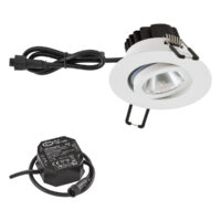 EVN Lichttechnik P-LED Einbauleuchte 230V 3000K weiß PC650N90102