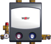 WOLF Pumpengruppe Heizkreis mit HE-Pumpe EEi<0,23, CGB(-2)-75/100