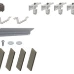 VAILLANT Set Basis für weitere Reihe /3 Flachdachsystem, SÜD 10 Grad für 1 Modul