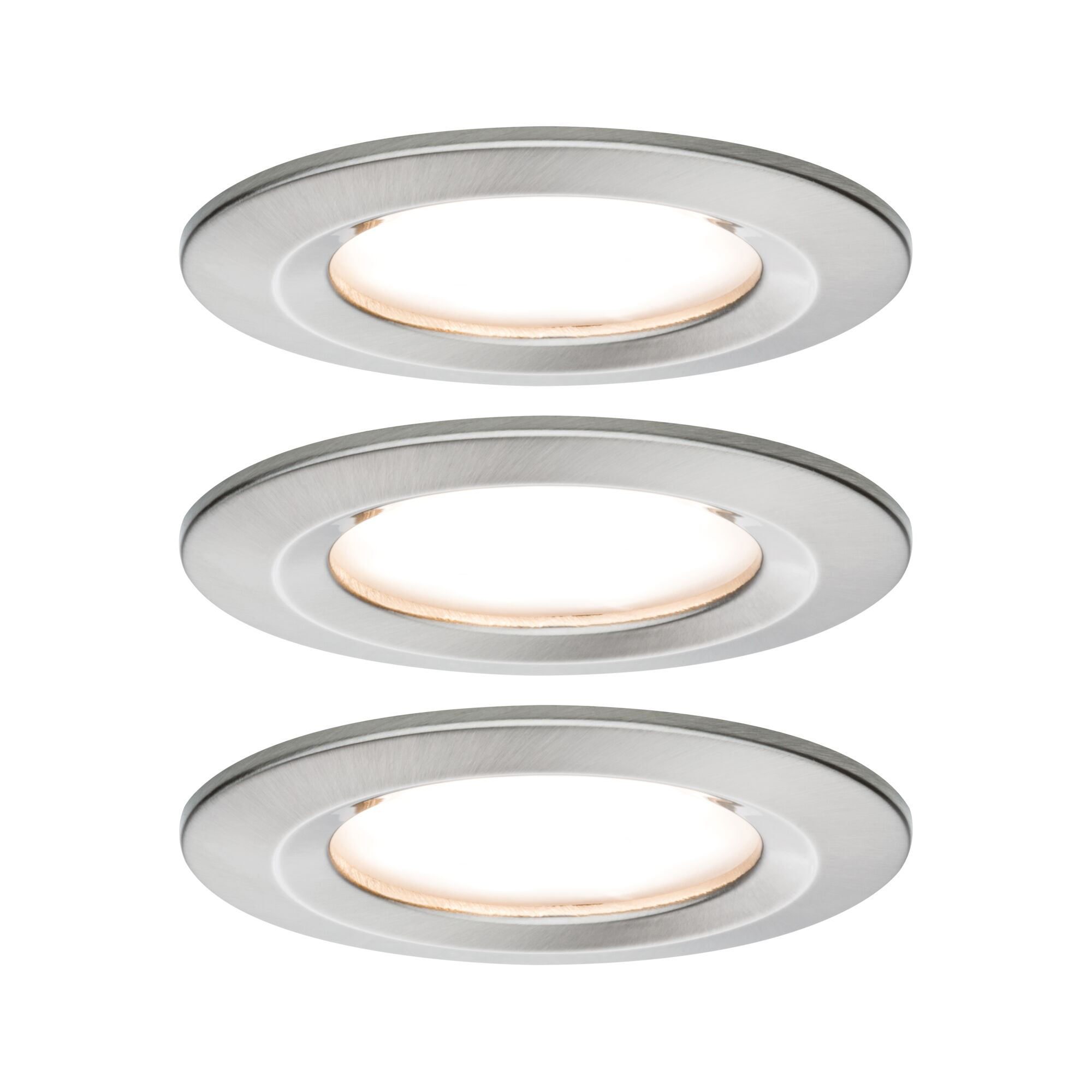 Paulmann PAULMANN LED-Einbaustrahler 6,8W Konverter weiß CoinSlim 938.73 dimmbar 1LED eisen 2700K