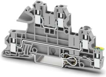 Phoenix Contact Installationsetagenklemme 0,2-4qmm 5,2mm grau UTI 2,5-PE/L/L