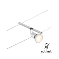 PAULMANN LED-Anbaustrahler 10W Konverter 1LED Salt 944.43 chr GU5,3 chr matt Aluminium IP20