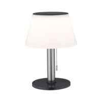 PAULMANN LED-Tischleuchte 0,8W 3000K Lillesol Solar 943.09 45lm Konverter Edelstahl