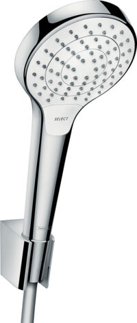 HANSGROHE Brausenset Croma Select S Vari Porter S weiss/chr Brauseschlauch 1250mm