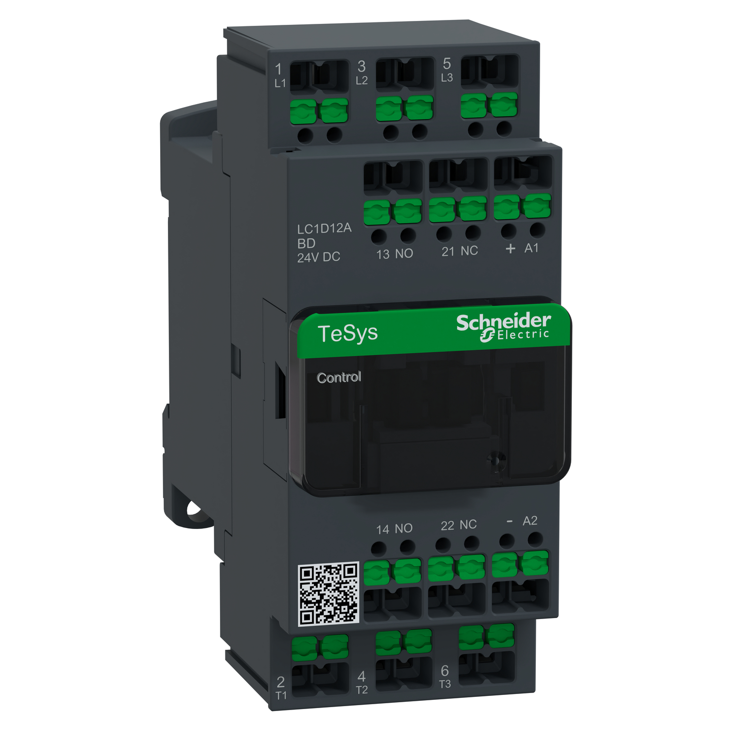 Schneider Schneider Electric Schütz 3P 12A Ac3 24V Dc Snapin LC1D12ABD