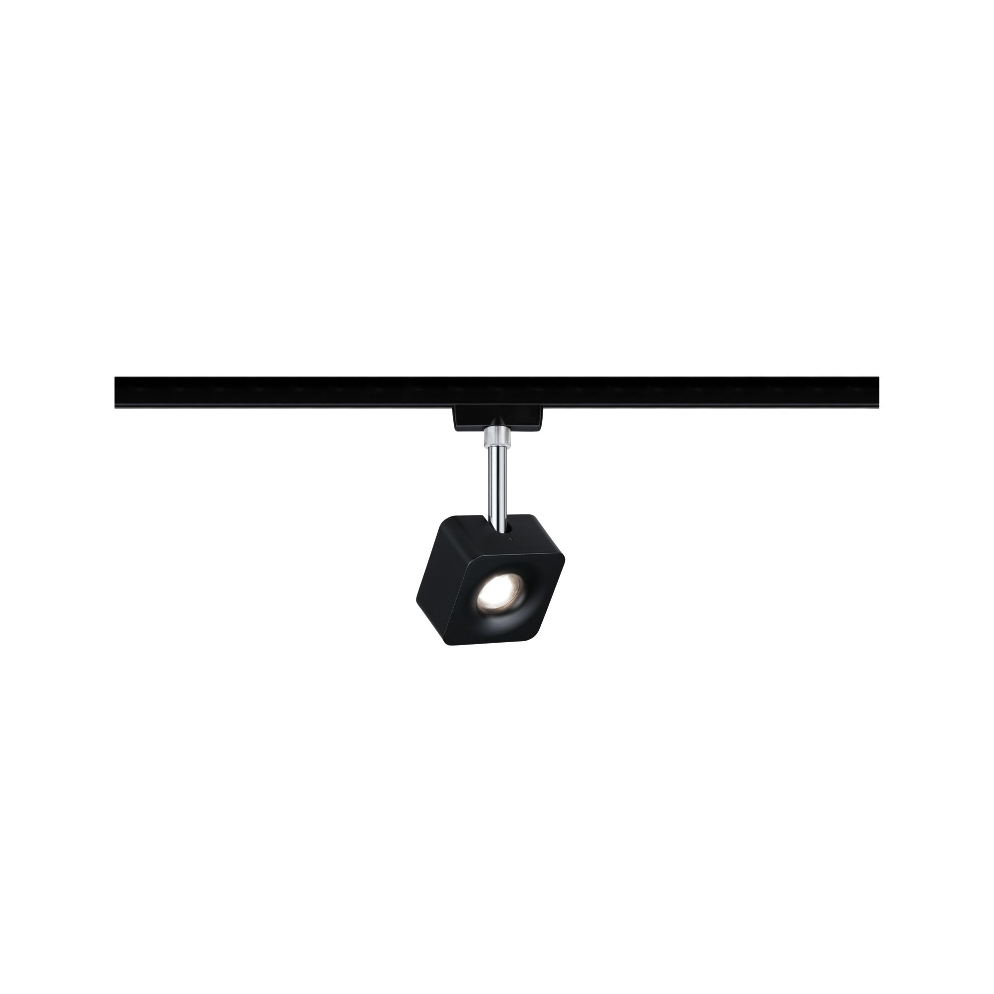 Paulmann PAULMANN LED-Schienenstrahler 8W Konverter schwarz Cube 969.41 1LED 4000K weiß 450lm schwarz matt