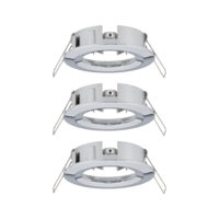 PAULMANN LED-Einbaustrahler 3x10W 3LEDs Choose 924.82 chr GU10 chr Aluminium IP44