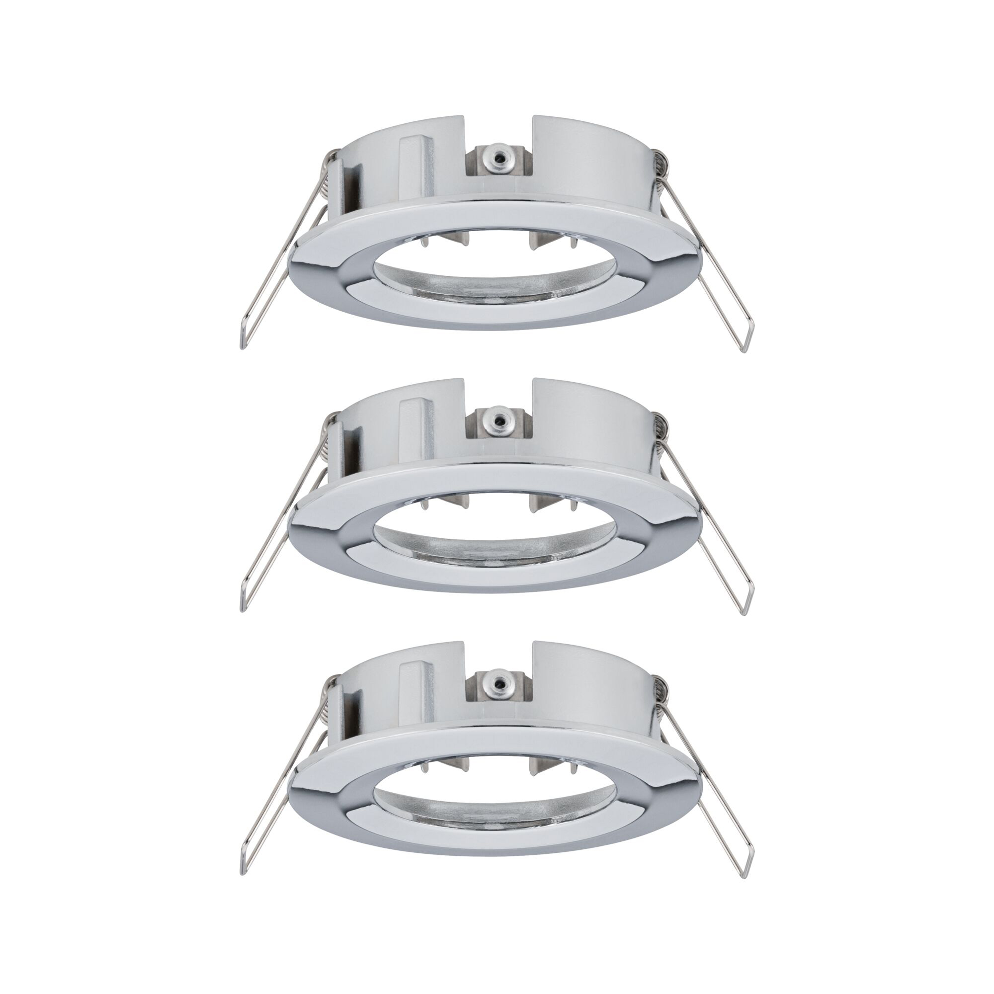 Paulmann PAULMANN LED-Einbaustrahler 3x10W 3LEDs Choose 924.82 chr GU10 chr Aluminium IP44