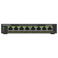 8P NETGEAR GS308EP PoE+ M