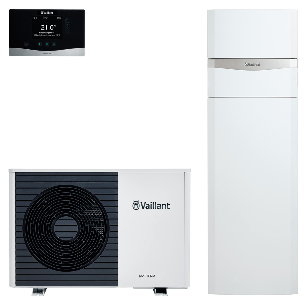 Vaillant VAILLANT Paket 4.0202 aroTHERM Split VWL 55/5 AS S2 mit uniTOWER VWL