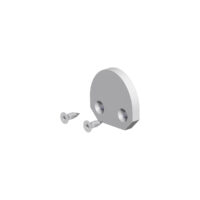 EVN Lichttechnik Aluminium-End-Abschlussplatte mit 2 Schrauben APRE EAP
