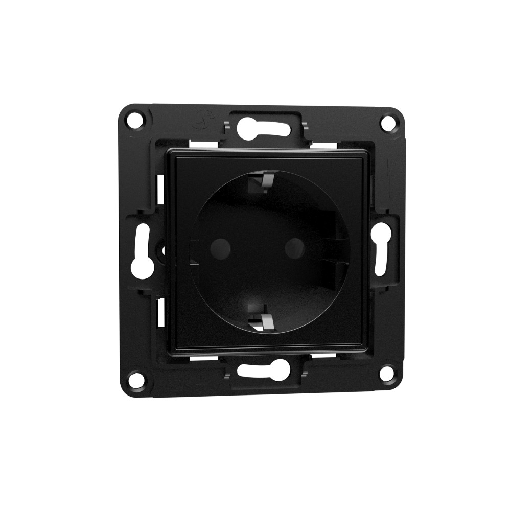 Shelly Shelly Accessories "Wall Socket EU" Wandsteckdose Schwarz