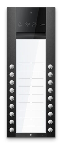 TCS Türstation Aufputz anthgr 18RT Bus mit Abdeckung ASA130218-0017 Vandal Schutz