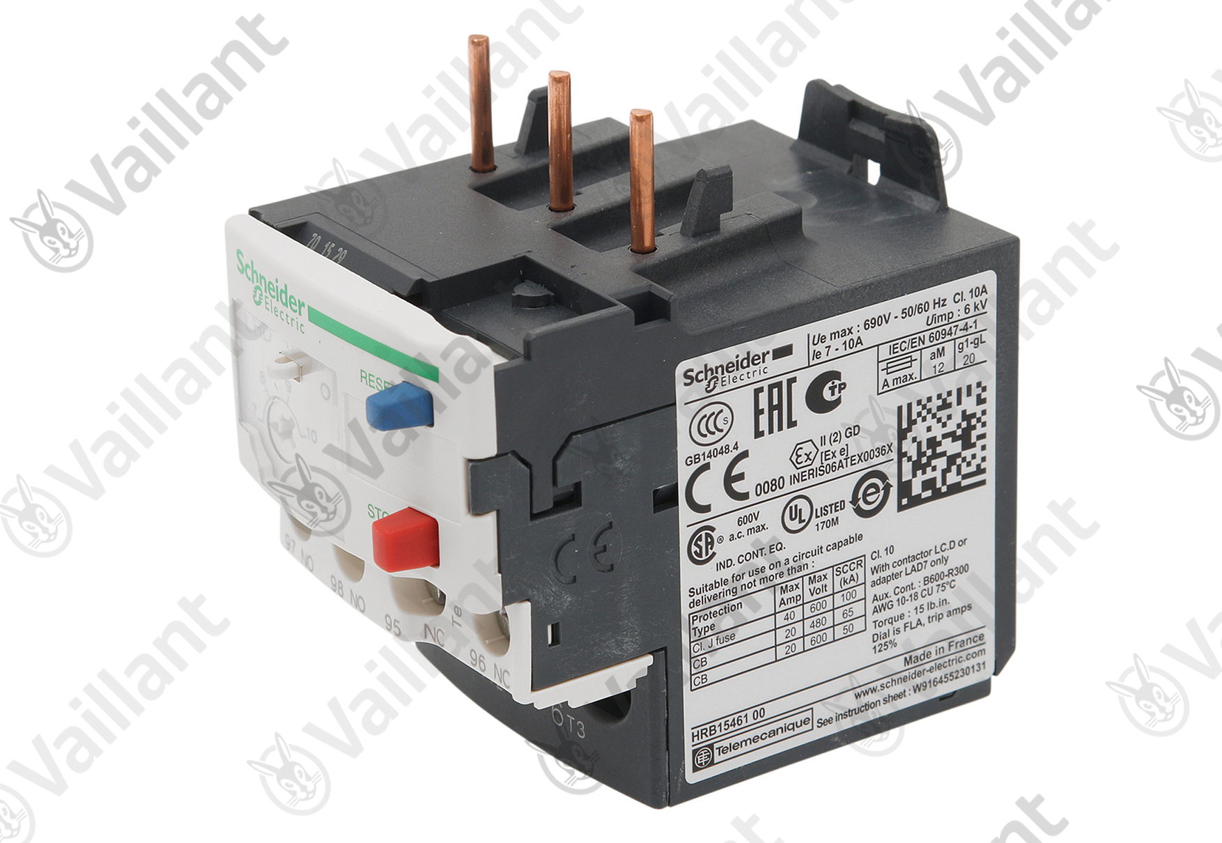 VAILLANT Schutzschalter, Motorschutz LRD Vaillant-Nr. 0020150184