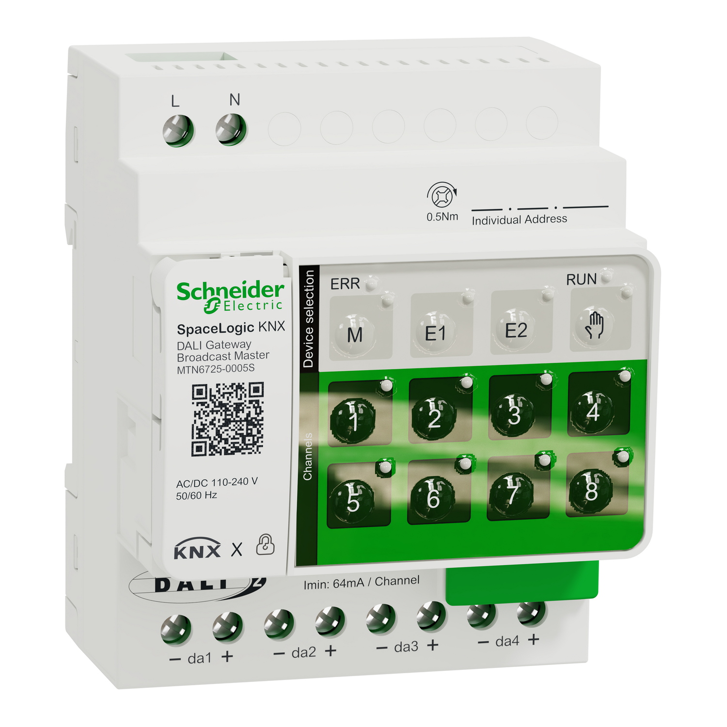 Schneider Schneider Electric SpaceLogic KNX DALI Broadcast Master MTN6725-0005S