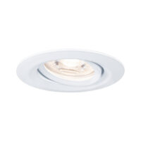 PAULMANN LED-Einbaustrahler 4W Konverter 1LED Nova 942.92 weiß 2700K weiß 310lm weiß matt Aluminium