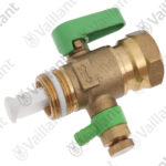 Wartungshahn, flow jet Vaillant-Nr. 0020199877