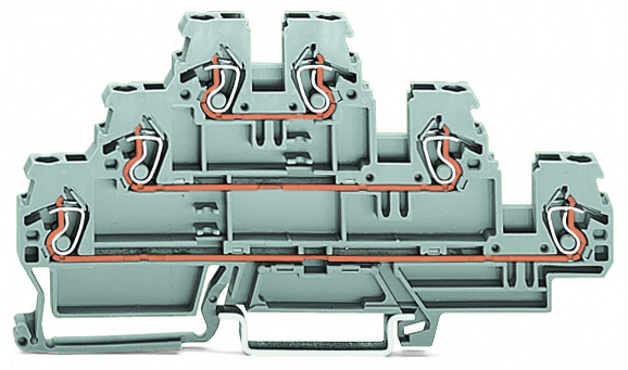 WAGO GmbH &amp; Co. KG Dreistockklemme 0,08-2,5/4qmm L/L/L 870-551
