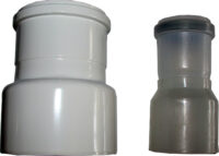 WOLF Reduzierung DN80/125 - DN60/100, aus PP