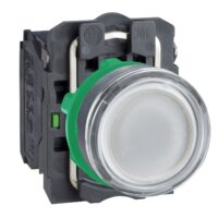 Schneider Electric Leuchtdrucktaster weiß LED MODUL 230V/1S1Ö XB5AW31M5