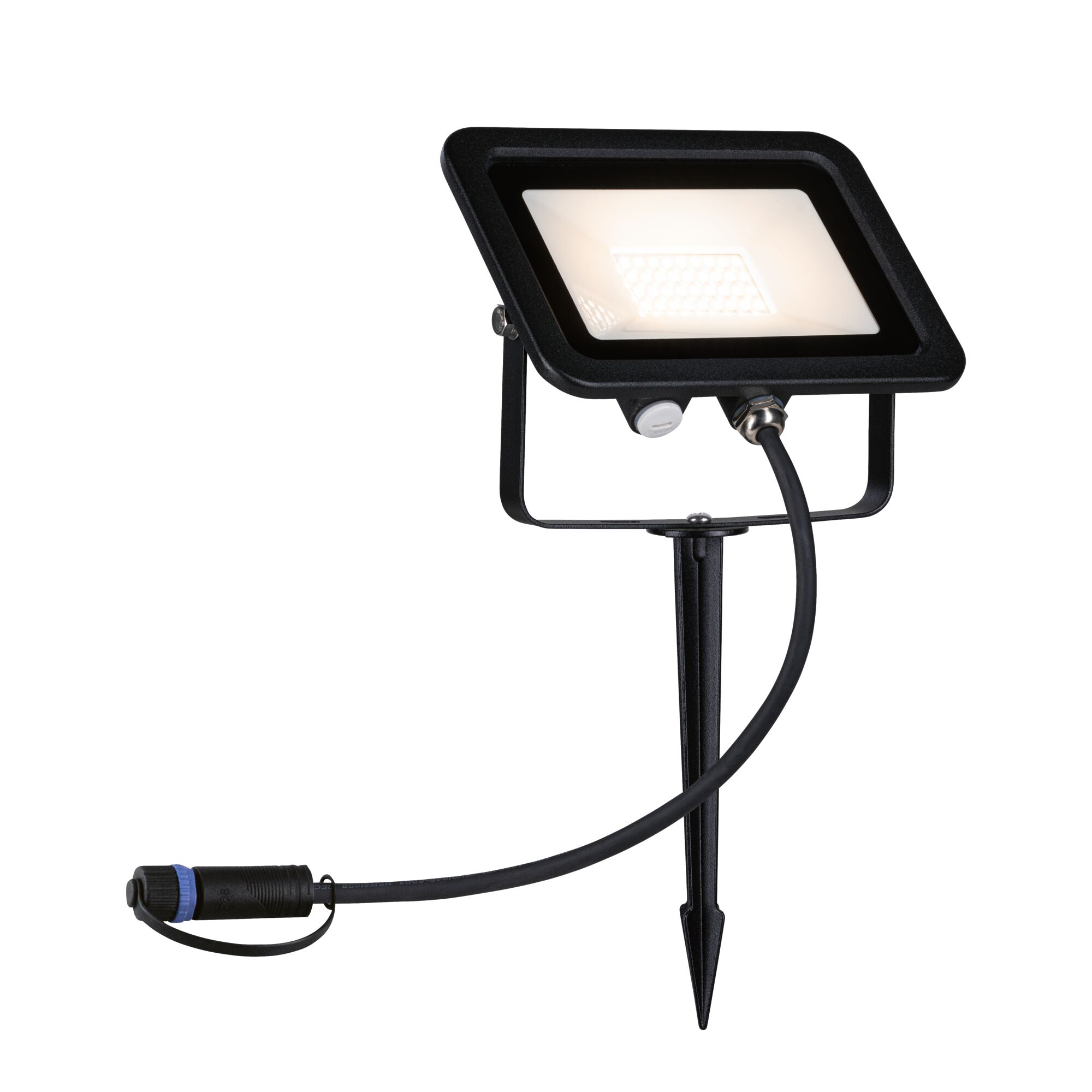 Paulmann PAULMANN LED-Wegeleuchte 15,5W IP65 schwarz 945.75 3000K 1400lm Aluminium Gl_tr