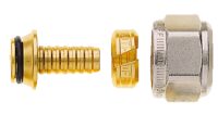 Klemmverschraubung vernickelt für Kunststoffrohr 16x2 mm und G 3/4 Außengewinde