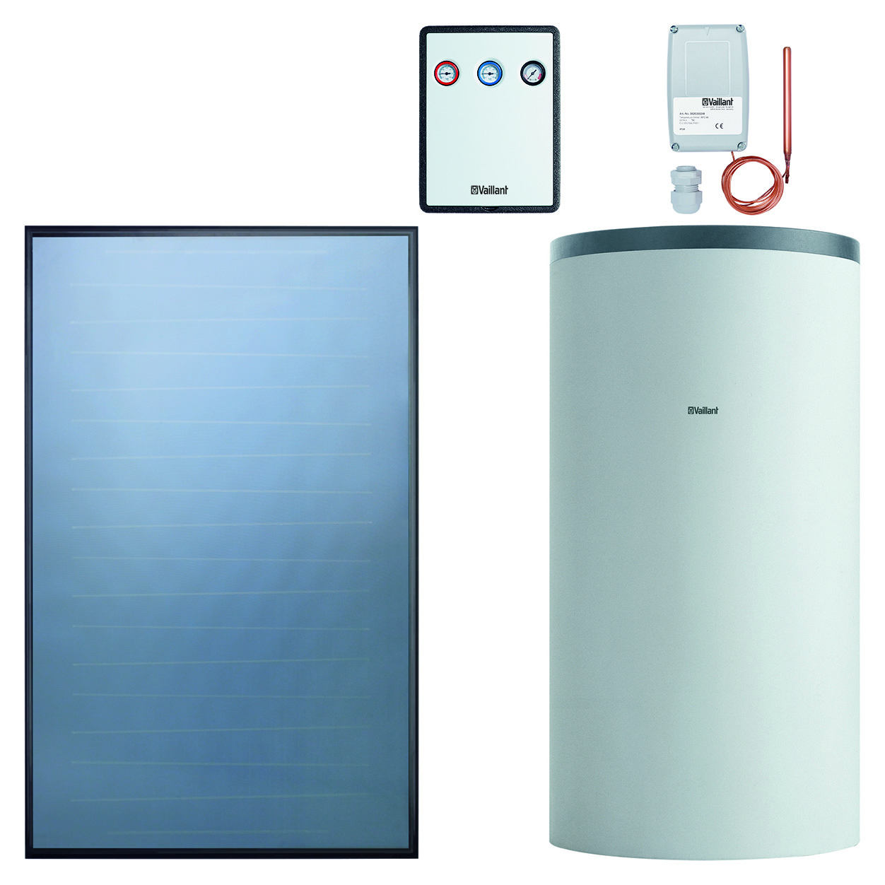 VAILLANT Solar Paket 9.453/3 Solar SHU 4 x VFK 155, VPS RS 800 B