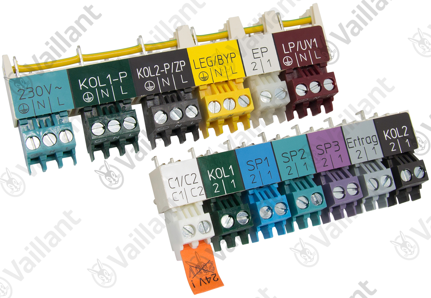 Steckverbinder, Rast 5 (Set) Vaillant-Nr. 110760