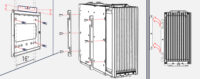 SolarEdge Nexis Batterie 400V/800V Wandhalterung IAC-NX-MDLWMB-01