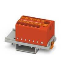 Phoenix Contact Verteilerblock 0,14-4qmm, rot PTFIX6/12X2,5-NS35RD