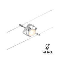 PAULMANN LED-Anbaustrahler 10W Konverter 1LED MacII 944.31 chr GU5,3 chr matt Aluminium IP20