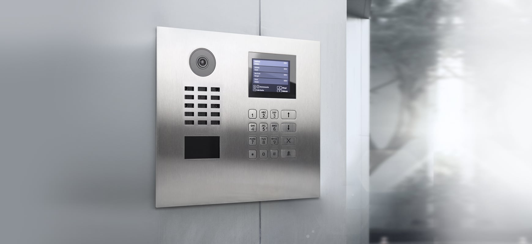 D21DKH · Display + Keypad fürs Mehrfamilienhaus