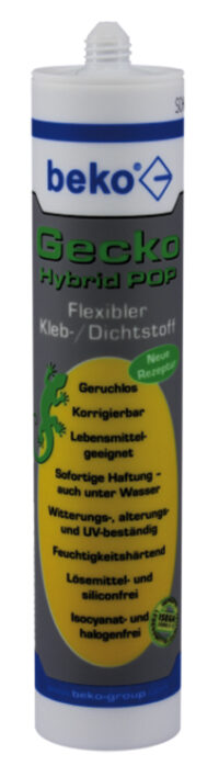 Gecko Hybrid POP 310 ml SCHWARZ Kleb_/Dichtstoff