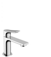 HANSGROHE Waschtischmischer 80 CoolStart mit Metall Zugstange chrom