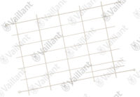 VAILLANT Gitter, hinten Vaillant-Nr. 8000020322