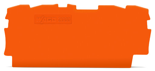 WAGO GmbH &amp; Co. KG Abschlussplatte orange 2000-1492