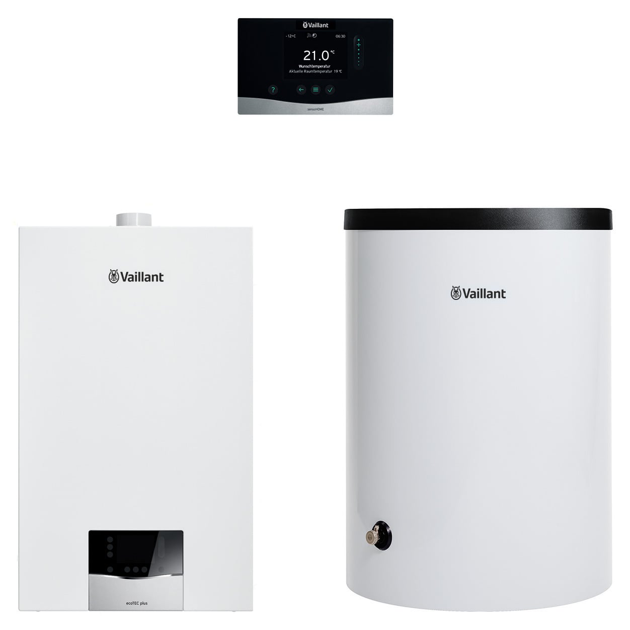 VAILLANT Paket 1.766/3 ecoTEC plus VC 15CS/1-5, VRT 380/2, VIH R 150/6 B