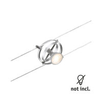 PAULMANN LED-Anbaustrahler 10W Konverter 1LED Cardan 944.37 chr GU5,3 chr glänzend Aluminium