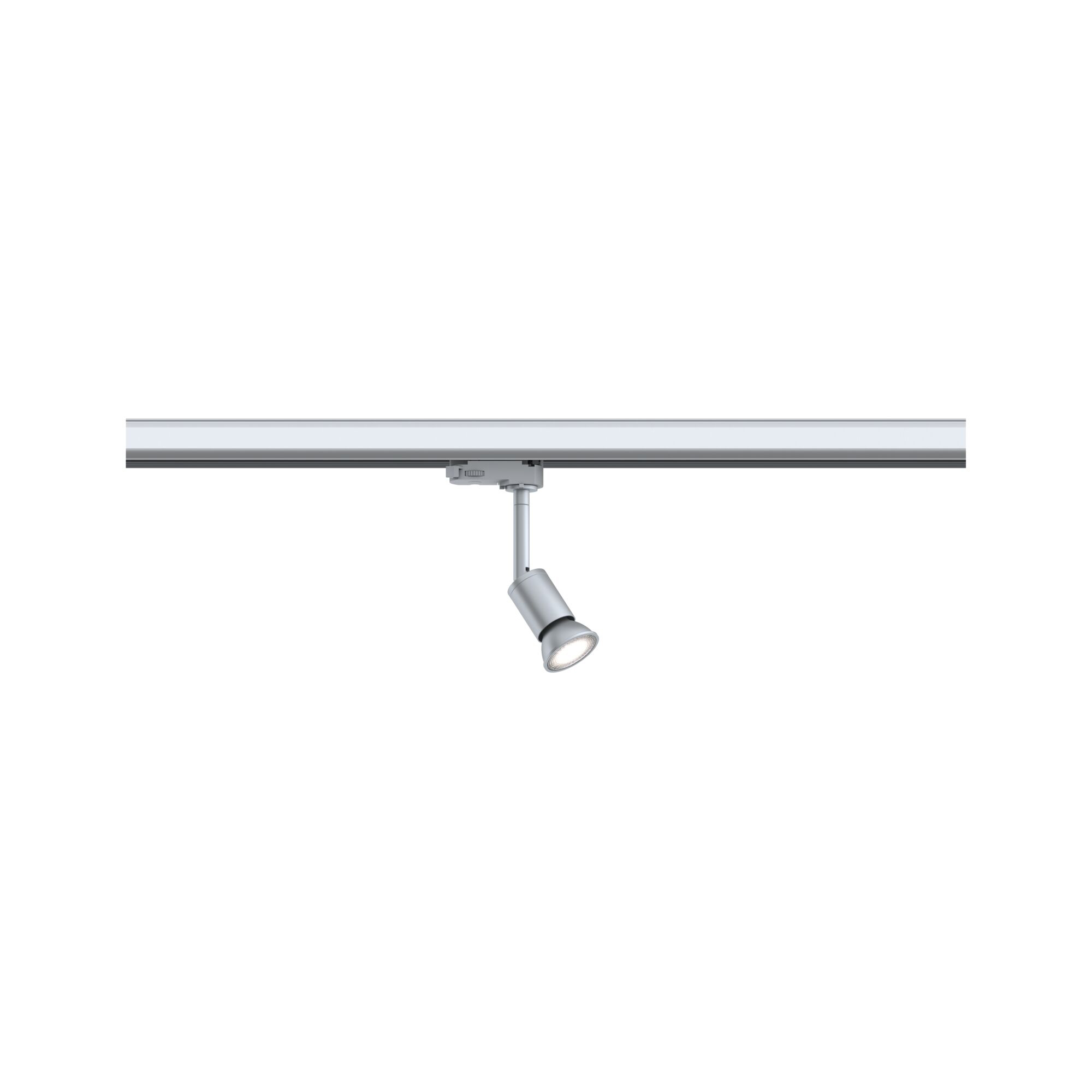 Paulmann PAULMANN LED-Schienenstrahler 10W 1LED Purell 955.27 si GU10 si matt Aluminium IP20